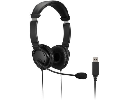 Kensington HiFi USB Headphones with Mic and Volume Control Buttons