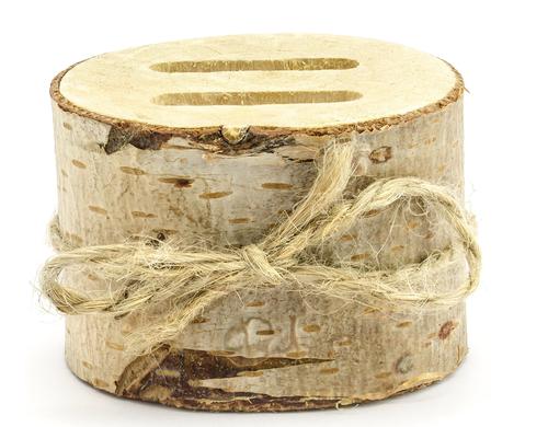 Partydeco Ringkissen Holz braun, 4 x 6 cm, 1 Stck