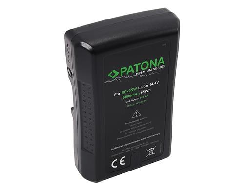 PATONA Prem Akku V-Mount 95Wh f. Sony BP 6600mAh / 14,4V / 95Wh