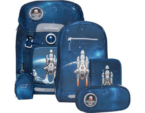 Beckmann Schulrucksack Classic Set Space Mission, 6-teilig