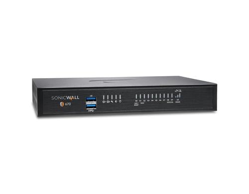 SonicWALL TZ-670 Total Secure Advanced Appliance, w/APSS, 1yr, inkl. EPSS+NSM Ess.