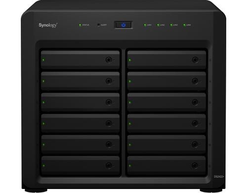 Synology DS2422+, 12-bay NAS AMD Ryzen V1500B Quad-Core 2.2GHz, 4GB RAM