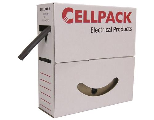 Cellpack, Schrumpfschlauch 9-3, 10m Spenderbox, schwarz