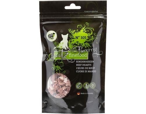 catz finefood Purrrrly No.105 Rinderherzen 35g