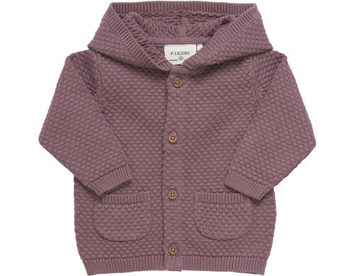 Fixoni Knit Cardigan LS Grape Shake Gr. 62