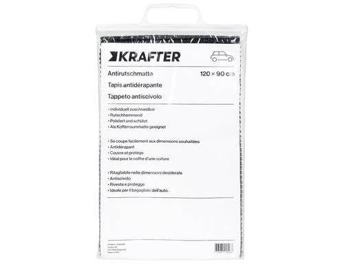 KRAFTER Antirutschmatte zuschneidbar, schwarz, 120*90 cm