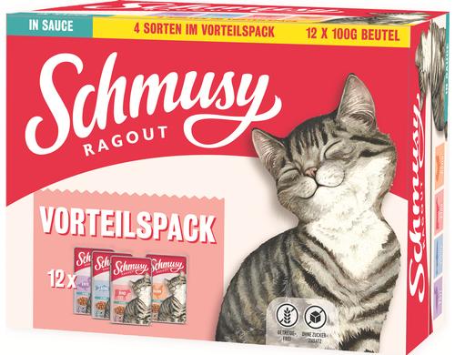 Schmusy Ragout Multipack Sauce 12x100g Beutel