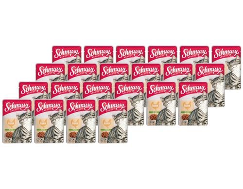 Schmusy Ragout Kitten Pute Sauce 22x100g Beutel