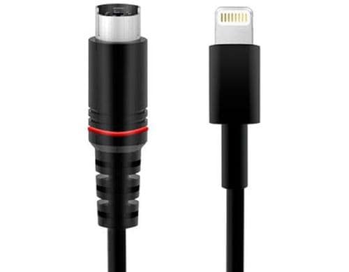 IK Multimedia Lightning to Mini-DIN cable with Charging