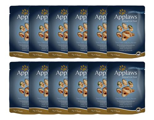 Applaws Pouch Thunfisch & Seebrasse Kit 12x70g