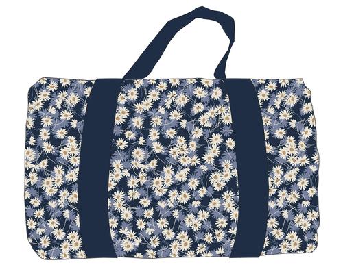 Sdahl Picknickdecke Bellis Indigo Camel 130x170cm