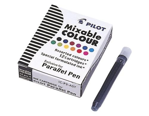 Pilot Parallel Pen Tintenpatrone assortiert IC-P3  12