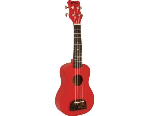 Kohala KT-SRD Sopranukulele Tiki Series, Rot