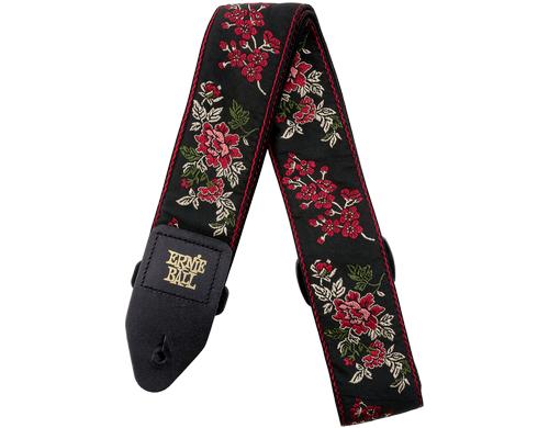 Ernie Ball 4142 Jacquard Gitarrengurt Black Rose