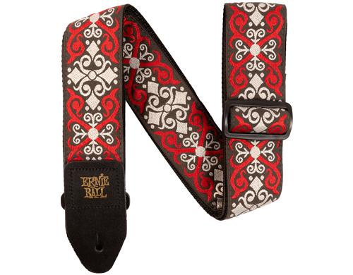 Ernie Ball 4695 Jacquard Gitarrengurt Red Trellis