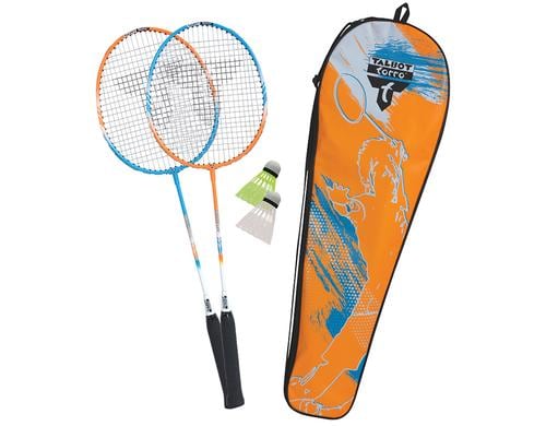 Talbot Torro Badminton Set 2 Attacker 2x Schlger, 2x Kunststofffederblle