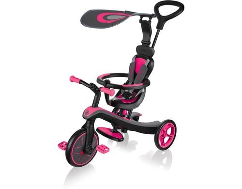 Globber Trike Explorer 4 in 1 fuchsia pink