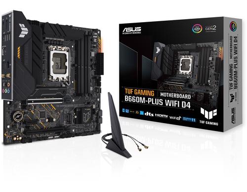 ASUS TUF GAMING B660M-PLUS WIFI D4, mATX LGA1700, 4x DDR4, PCI-E 5.0