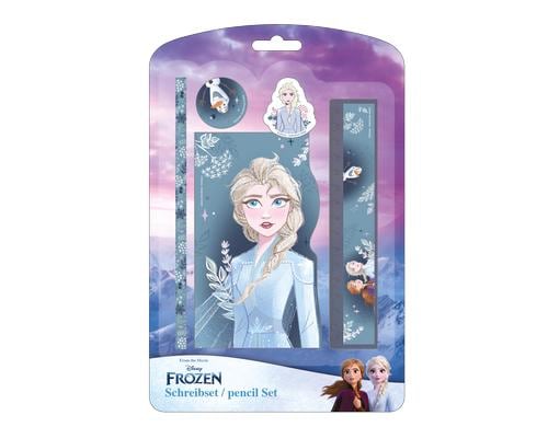 Undercover Schreibset 5-tlg Frozen Bleistift, Radierer, Spitzer, Lineal, Notiz