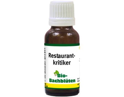 cdVet Bio-Bachblten Restaurantkritiker 20ml, fr Hunde & Katzen