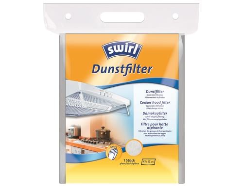 Swirl Dunstfilter 221981 Unversalformat, Anzeige zum Filterwechsel