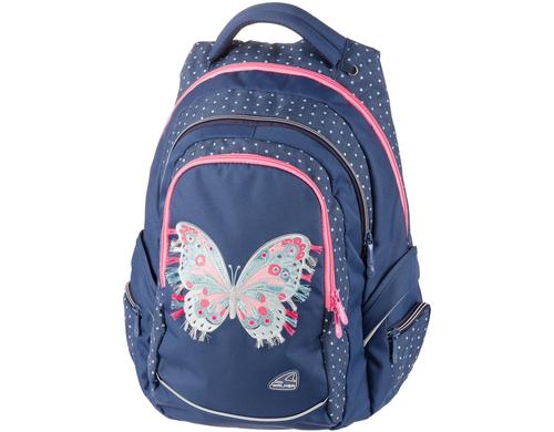 Walker Schulrucksack Fame Magic Butterfly Volumen: 32 l, ab 9 Jahren