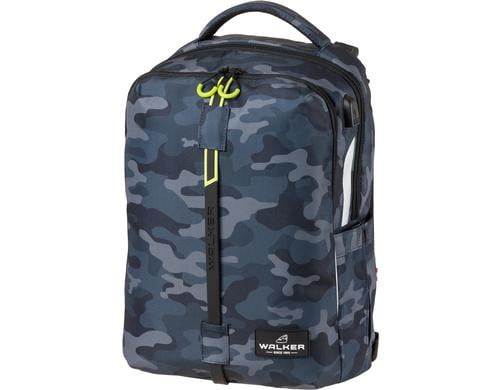 Walker Schulrucksack Elite Grey-Blue Volumen: 34 l, ab 10 Jahren