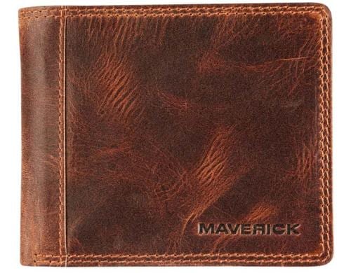 Maverick Original Portemonnaie Leder, RFID, braun