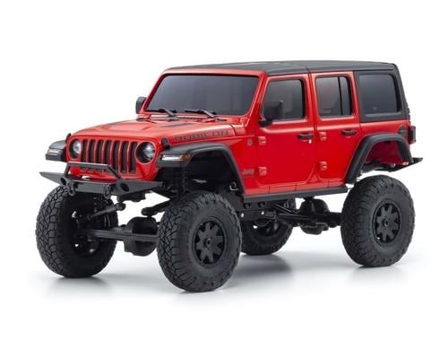 Kyosho Mini-Z MX-01 Jeep Wrangler Rubicon Firecracker Red