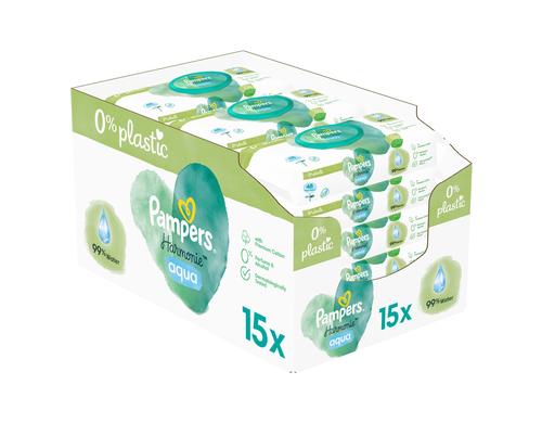 Pampers Feuchte Tcher Harmonie Aqua Gigapack 15x48Stk.