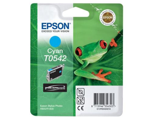 Tinte Epson C13T054240 cyan, 13m zu Stylus Photo R800, 550 Seiten