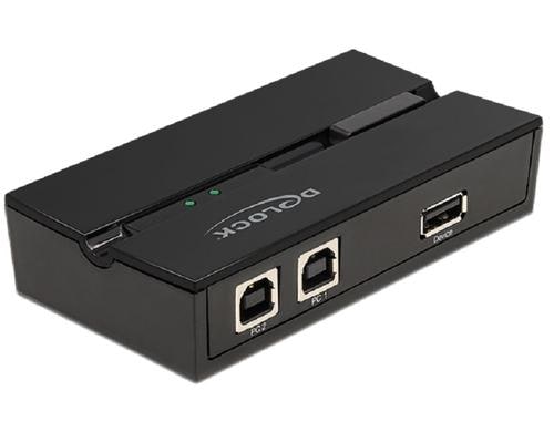 Delock 11491  USB2.0 Switch fr 2 PC 2 PC's an 1 Gert anschliessen