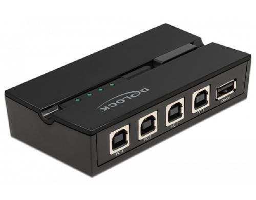 Delock 11493 USB2.0 Switch fr 4 PC 4 PC's an 1 Gert anschliessen