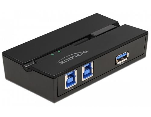 Delock 11495 USB3.0 Switch fr 2 PC 2 PC's an 1 Gert anschliessen