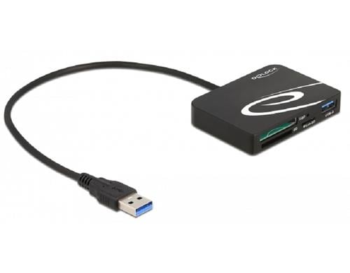 Delock USB 3.0 91756 USB Type-C 4 Slots 1x USB Typ-A, 1x XQD, 1x SD, 1x Micro SD