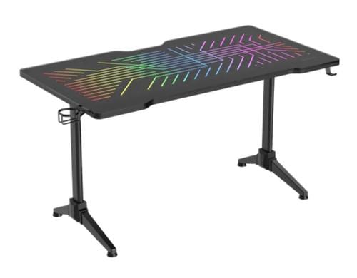 Deltaco DT420 Schwarz Gaming Table schwarz, div. Zubehr