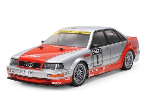 Tamiya 1992 Audi V8 Touring Bausatz ohne ESC, 1:10, 4WD, TT-02