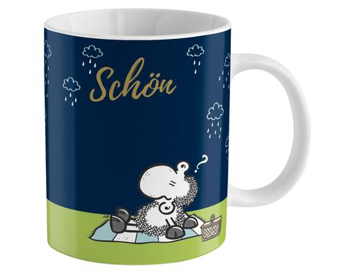 Sheepworld Zaubertasse Schn B: 11.6cm, D: 8.1cm,  H: 9.7cm / 35cl