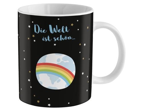 Sheepworld Zaubertasse Welt B: 11.6cm, D: 8.1cm,  H: 9.7cm / 35cl