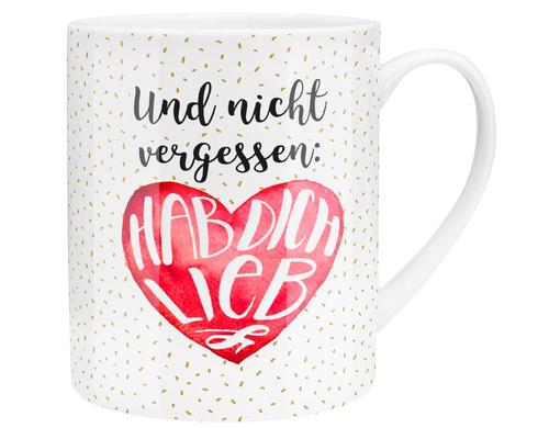 Sheepworld Tasse XL Und nicht vergessen 9.5 x 11.5cm / 60cl