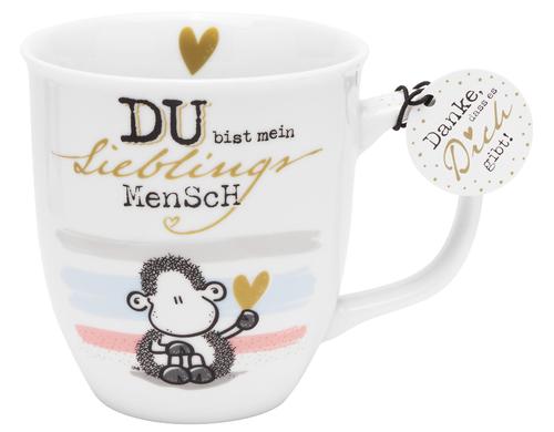 Sheepworld Tasse Lieblingsmensch B: 13cm, D: 9cm, H: 10cm / 40cl