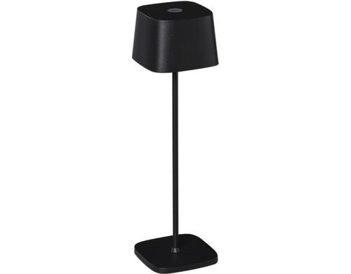 Konstsmide USB-Tischleuchte Capri Schwarz LED warmweiss, Akku, Dimmbar / IP54