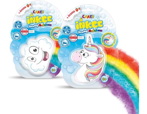 CRAZE Inkee Foamy Rainbow Badebombe 