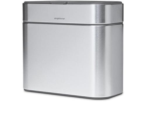 Simplehuman Kompost-Caddy 4l Gebrsteter Edelstahl, Mllbeutelcode Z