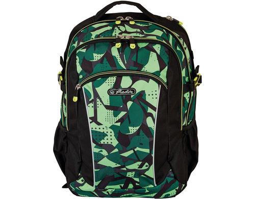 Herlitz Schulrucksack Ulitmate Camo 4 - 6 Klasse, 70 % aus recyleten Petflasche