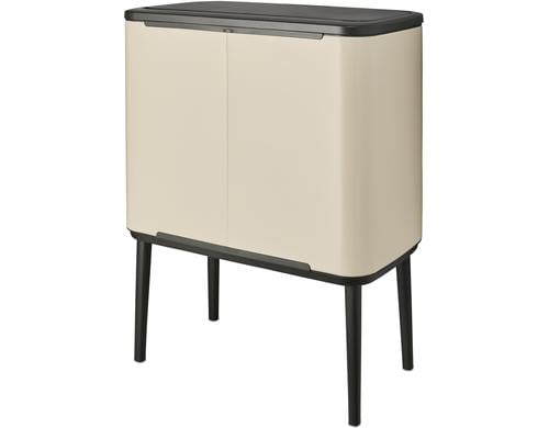 Brabantia Recyclingeimer Bo Touch Bin Soft Beige, 1x 36 Liter