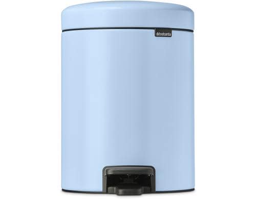 Brabantia NewIcon Treteimer 5 Liter Dreamy Blue, Inhalt 5 Liter