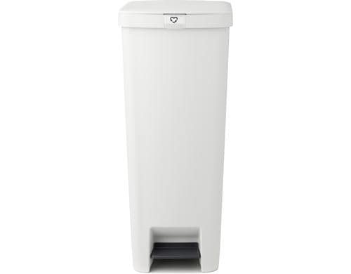 Brabantia StepUp Treteimer 40 Liter Inhalt 40 Liter, Light Grey