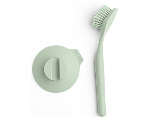 Brabantia Abwaschbrste mit Saugnapfhalteru Jade Green