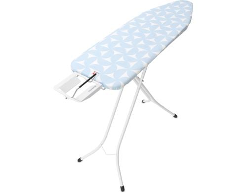 Brabantia Bgeltisch Fresh Breeze mit Dampfbgeleisenablage Solide, 124 x 38